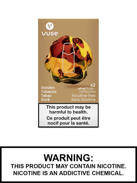 Vuse Epod Golden Tobacco Nicotine Free Vape Palace