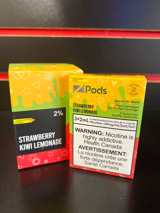 Z pods strawberry kiwi lemonade