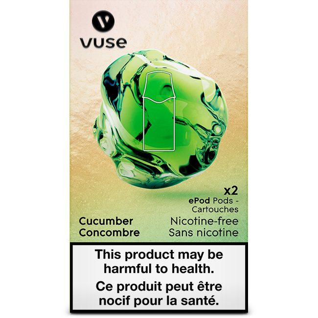 Vuse epod cucumber Nicotine free