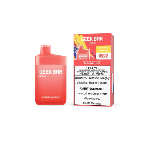 Geek bar b5000 pastèque cerise vape jetable 20mg 