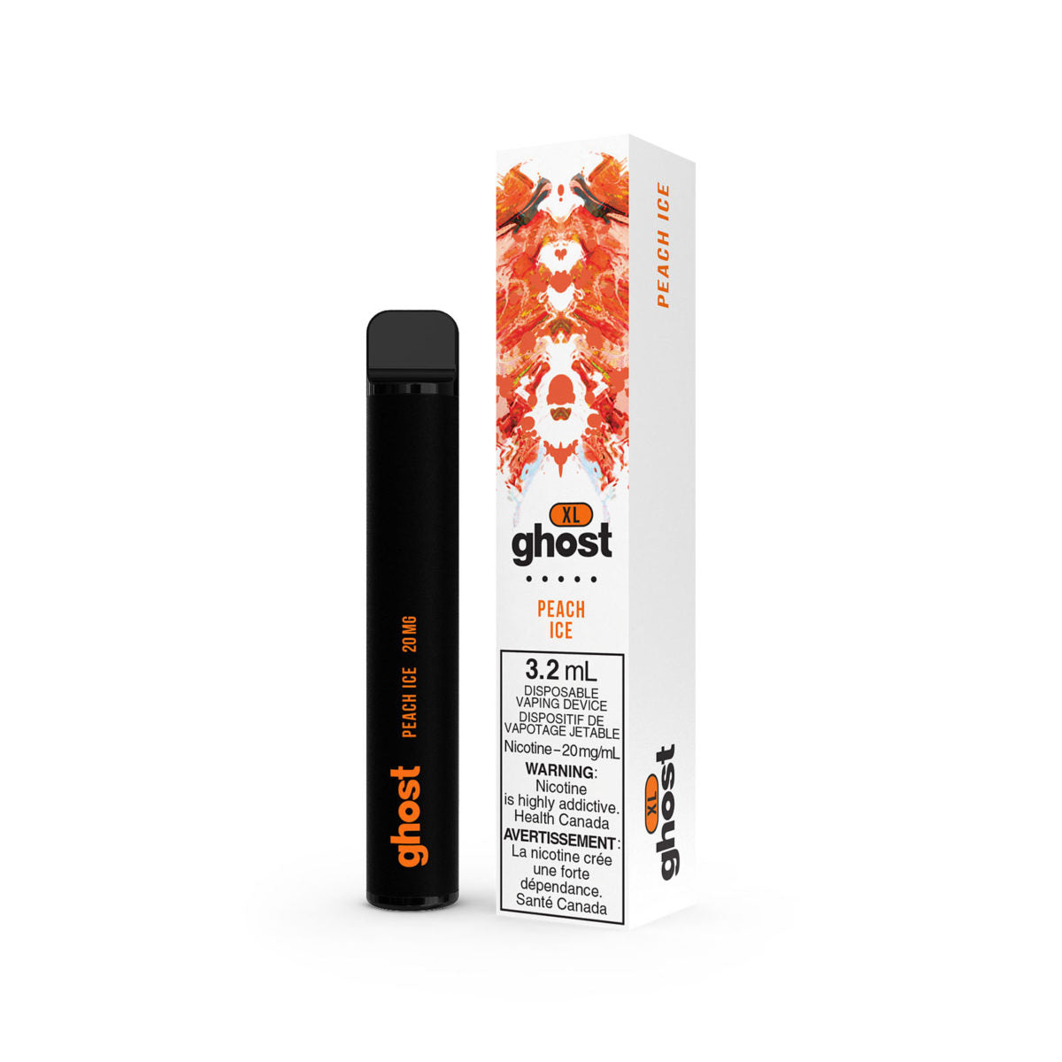 Ghost xl peach ice 3.2ml disposable