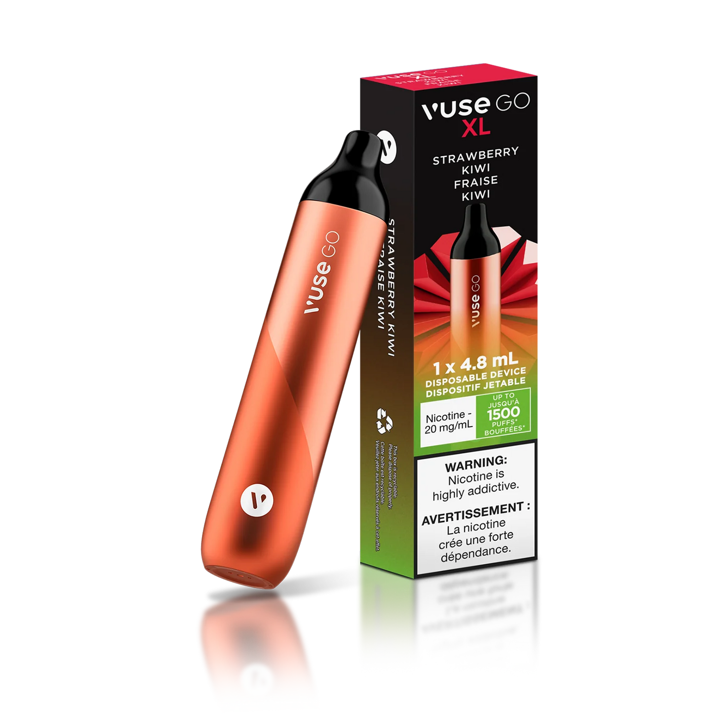 Vuse go xl Fraise kiwi 20 mg/ml jetable 