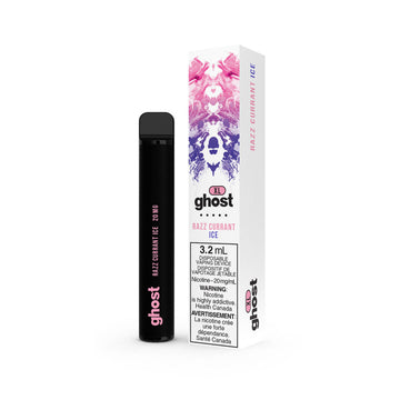 Ghost xl razz currant ice 3,2 ml jetable