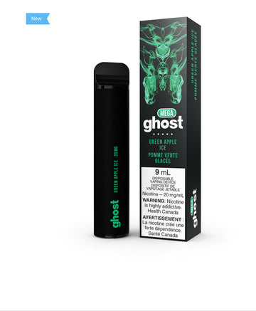 Glace à la pomme verte Ghost Mega 20 mg/ml jetable