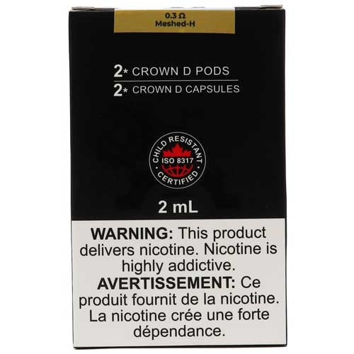 Lot de 2 cosses Uwell Crown D maillées H 0,3 Ω