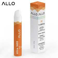 Allo 1600 peach 20mg/ml disposable