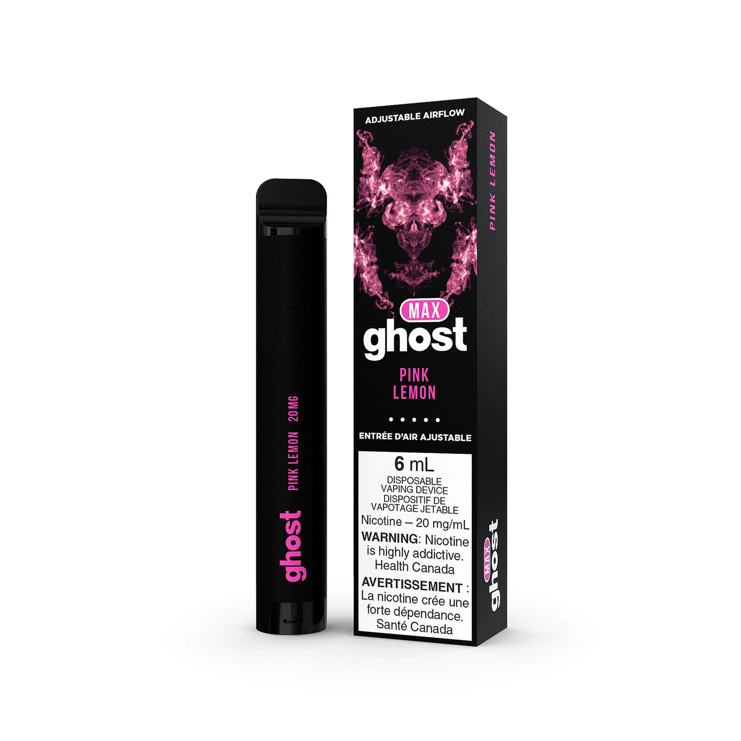 Ghost max pink lemon 20mg/ml disposable