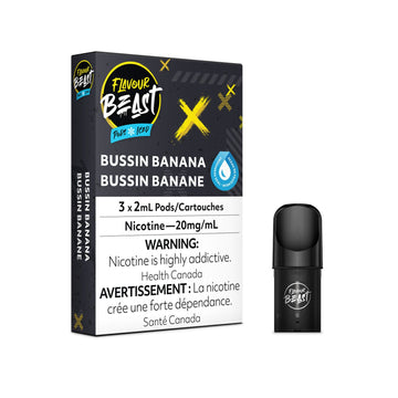 Flavour Beast Bussin Banana Iced 20mg pods (Provincial)