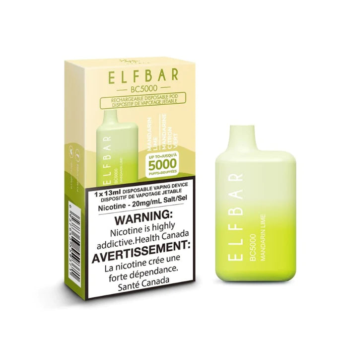 Elfbar BC5000 mandarin lime 20mg/ml disposable (Provincial)