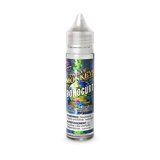 E-liquide Twelve Monkeys (Bonogurt) Sans nicotine 60 ml