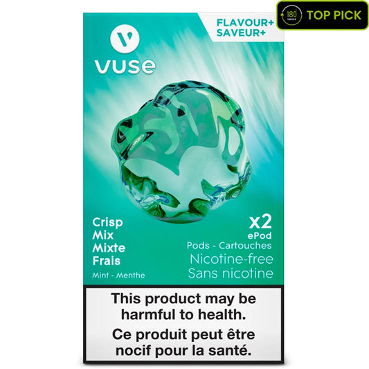 Vuse epod crisp mix sans nicotine