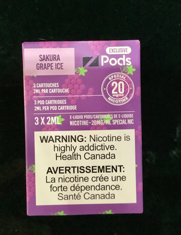 Z pods sakura raisin glace