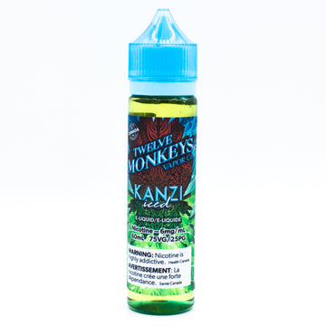 Twelve monkeys e liquid kanzi iced 6mg/60mL.