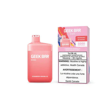 Geek bar b5000 strawberry banana ice disposable vape 20mg