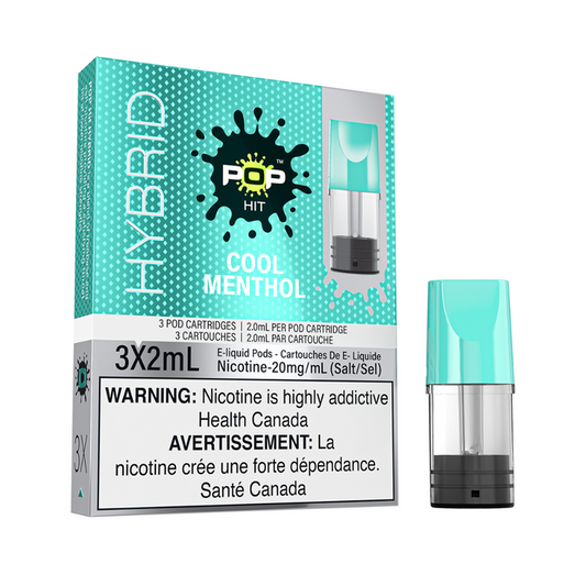 Pop hit hybrid cool menthol pods