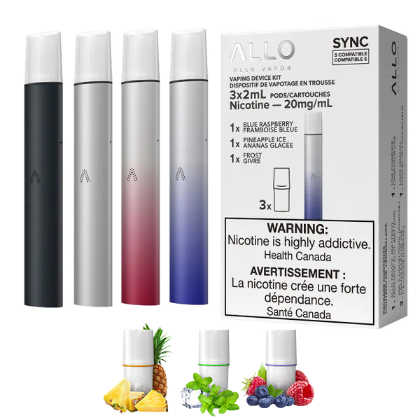 Allo sync starter kit black 20mg