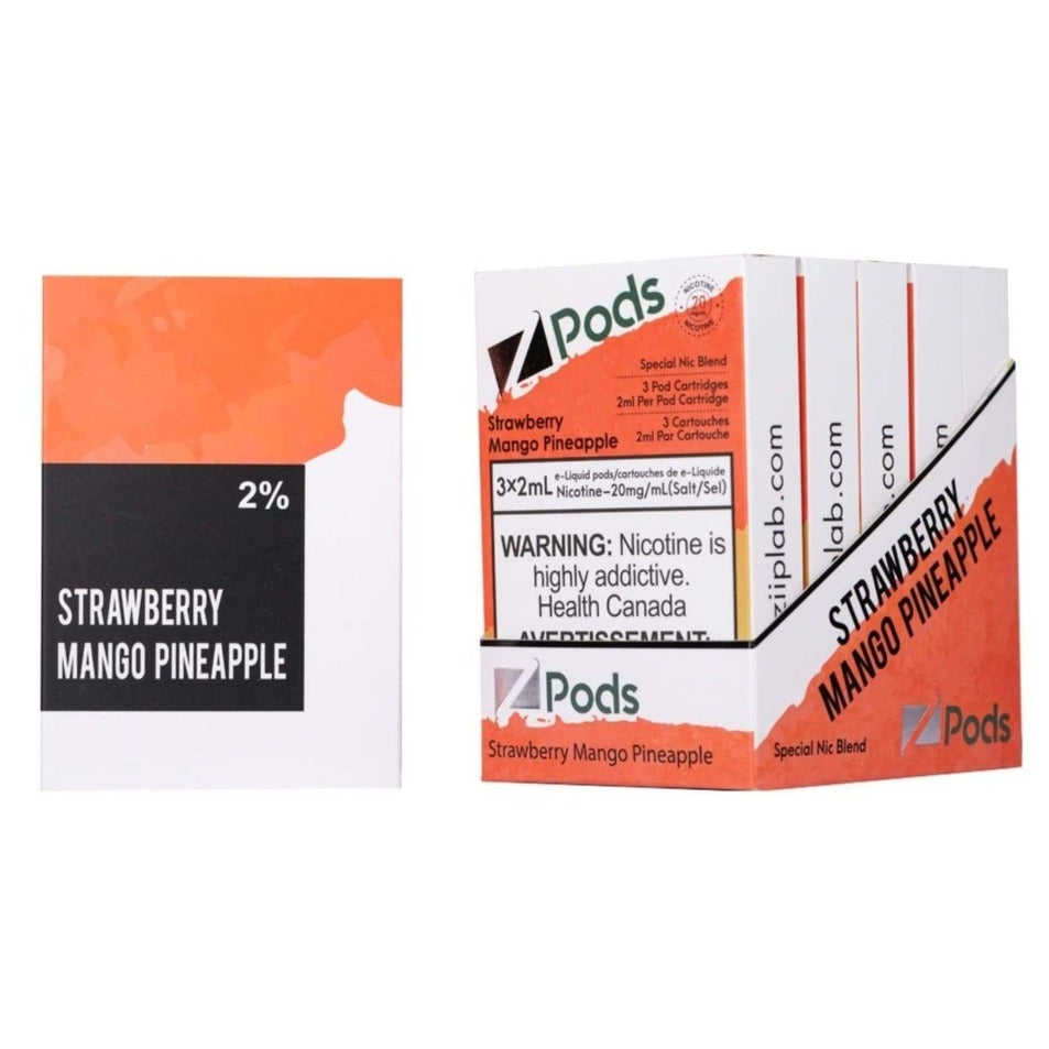 Z pods strawberry mango pineapple