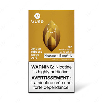 Vuse epod golden tobacco 18mg/ml 2 pack