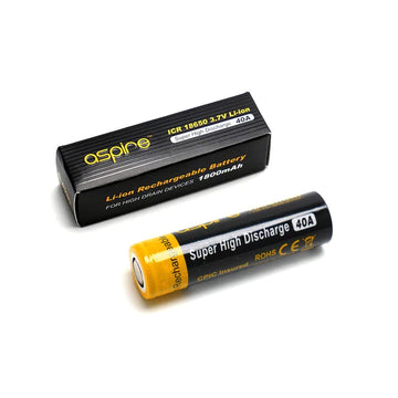 Aspire 18650 battery rechargeable 2600mAh