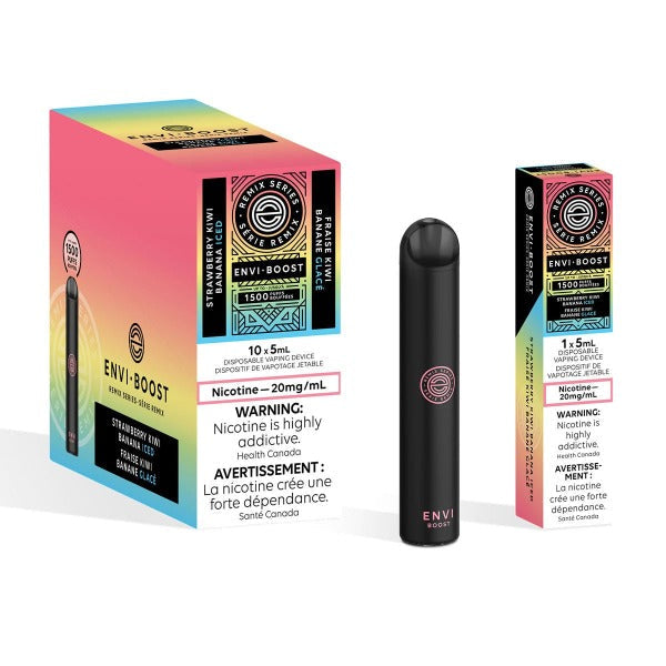 Envi Boost Strawberry Kiwi Banana Iced 20mg/ml disposable