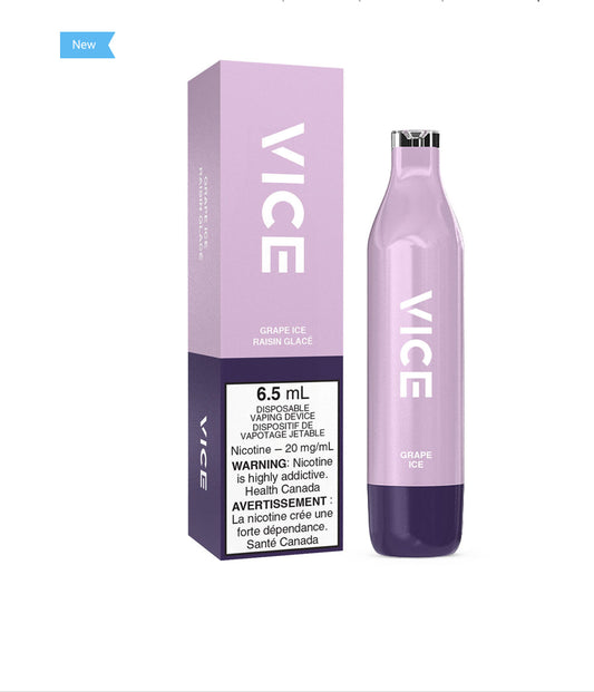 Vice 2500 Grape ice 20mg/ml disposable (Provincial)