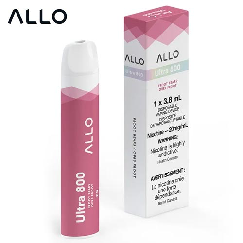 Allo 800 froot bears 20mg/ml disposable