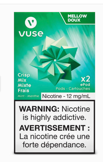 Vuse epod crisp mix 12mg/ml 2 pack